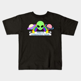 Area 51 GYMNASTICS TEAM Kids T-Shirt